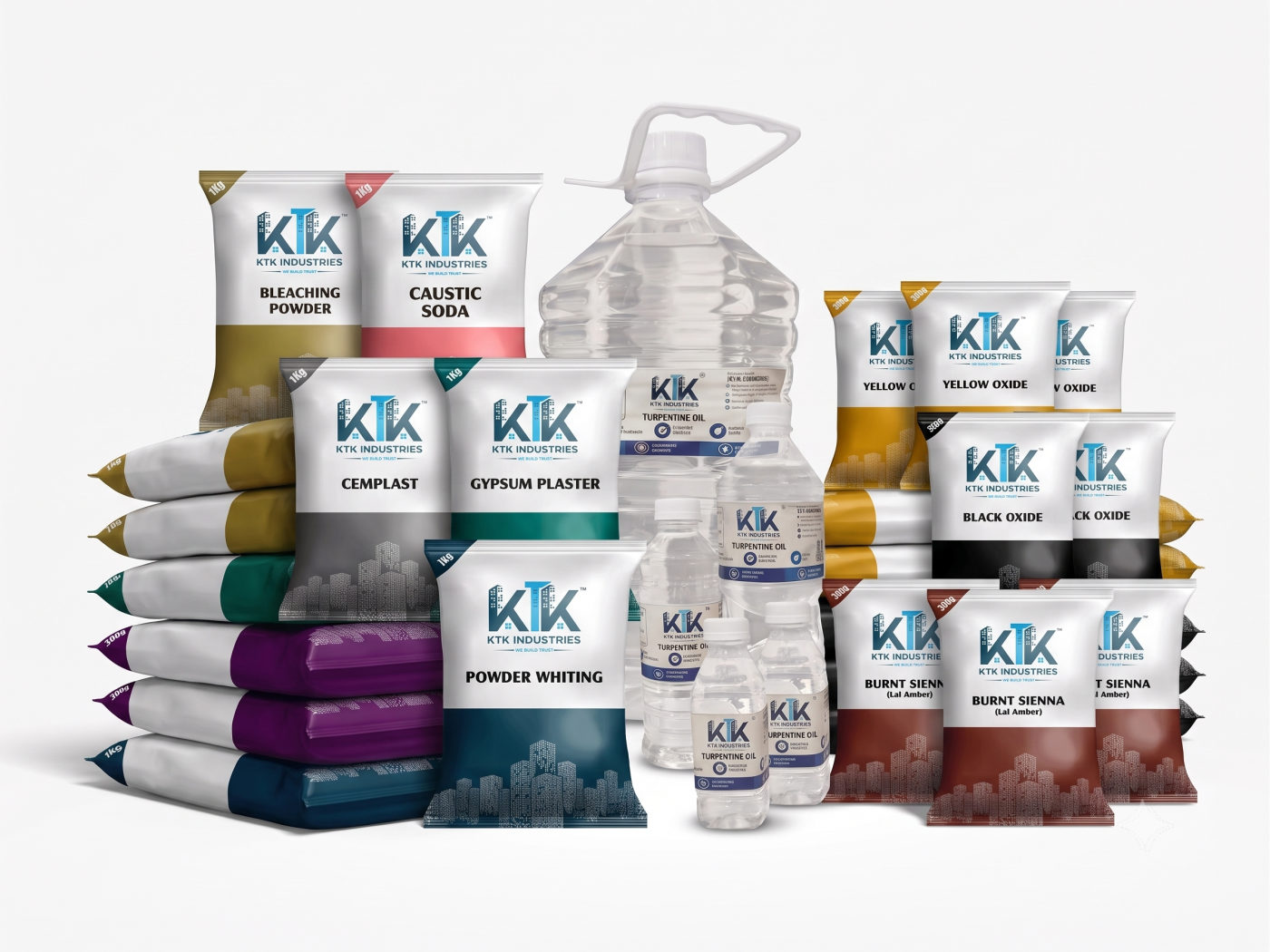 The full KTK Industries product range